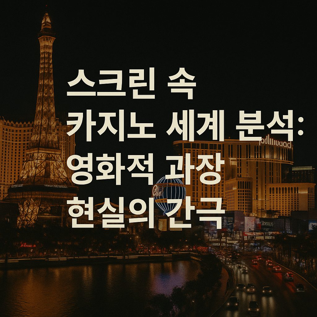 스크린 속 카지노 세계 분석 영화적 과장과 현실의 간극